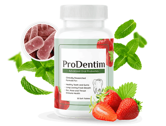ProDentim probiotic bottle